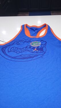 Florida Gators Tank Top Womens XXL Blue Nike Jordan Racerback Shirt Gym B19